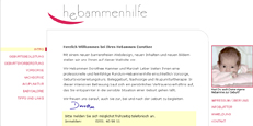 Website Hebammenpraxis