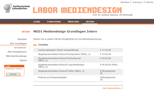 Website Labor Mediendesign