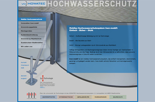Howatec Hochwasserschutz Bildslider